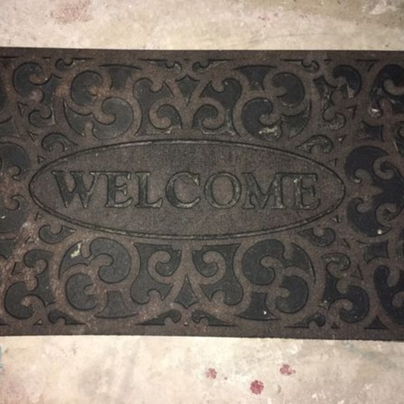 Accents Recycled Rubber Welcome Door Mat Poshmark